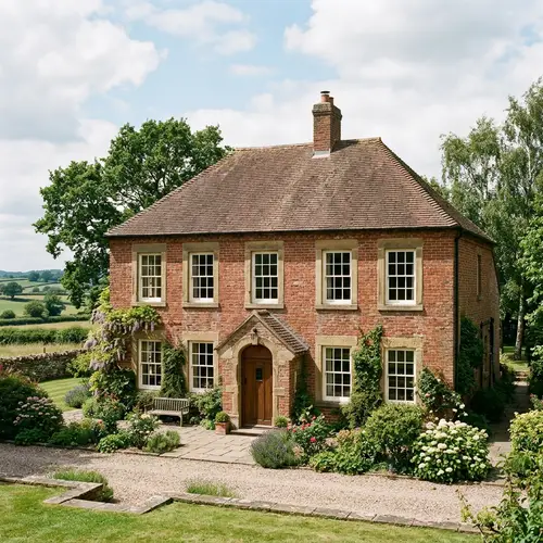 Charming Red Brick Country House