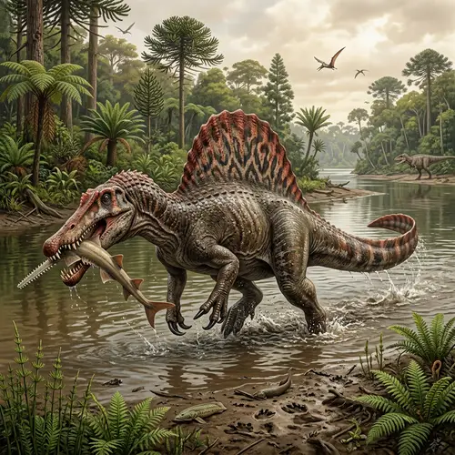 Spinosaurus Morocco: Detailed Depiction of Prehistoric Predator