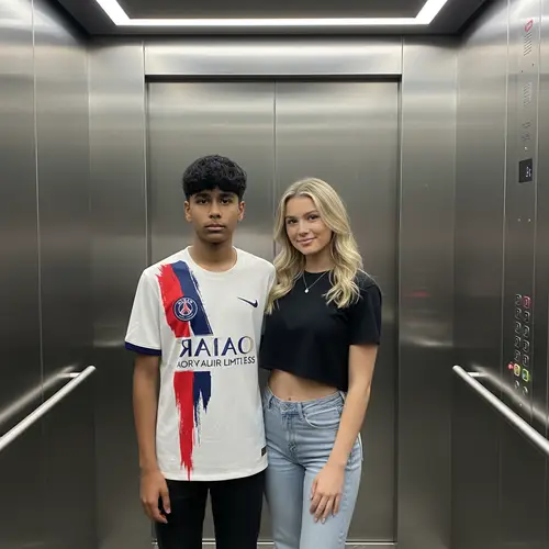 Elevator Moment with Breckie Hill