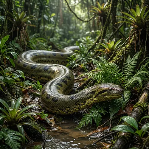 Realistic Anaconda Snake: Nature's Giant