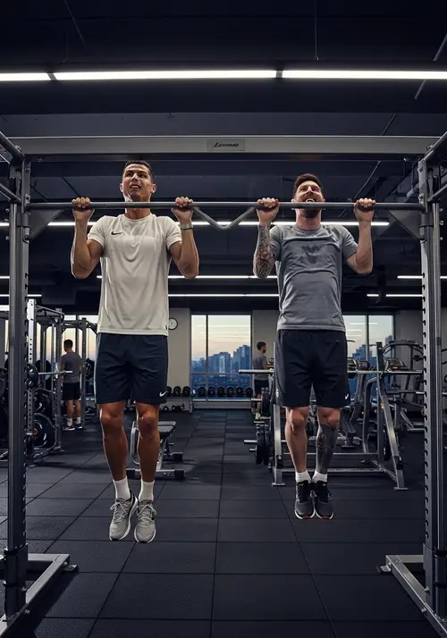 Ronaldo and Messi: The Ultimate Pull Up Challenge