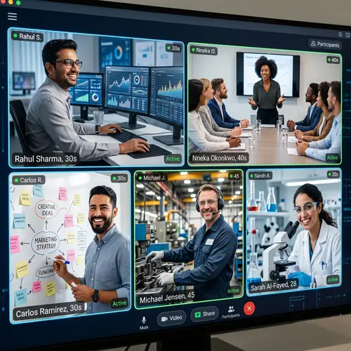 Diverse Workplace Cultures at Work - Discover Video Tiles