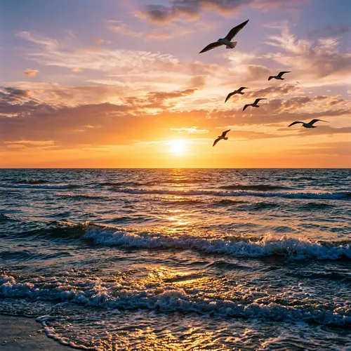 Mesmerizing Sunset Seascape | Stunning Ocean View