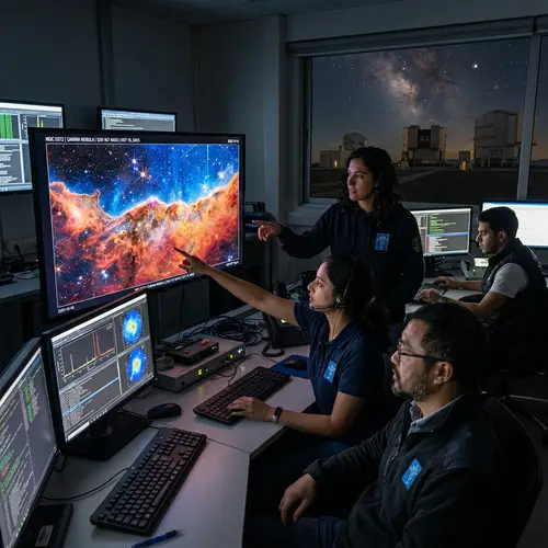 Astronomers at European Southern Observatory Studying Carina Nebula 2023