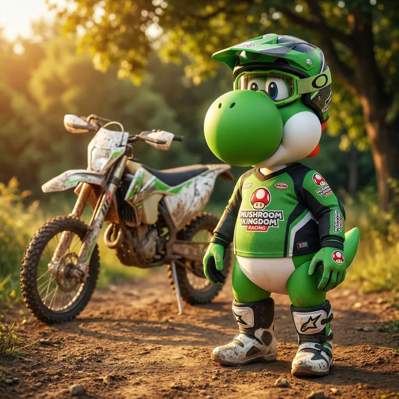 Yoshi in Enduro MX GP Outfit | High-Quality Image