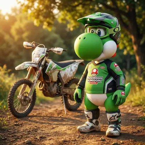 Yoshi in Enduro MX GP Outfit | High-Quality Image