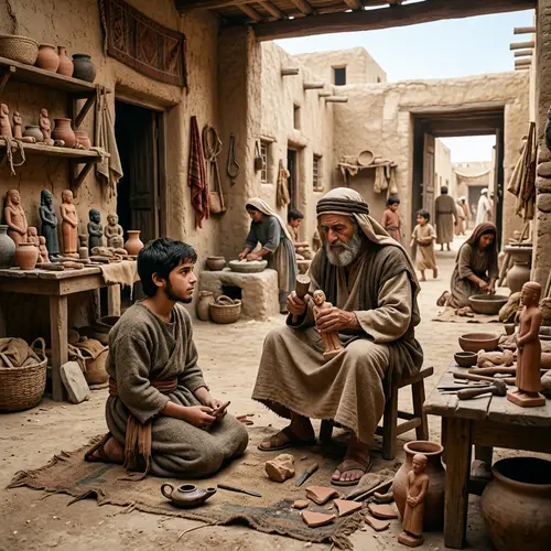 Biblical Abraham in His Father's House