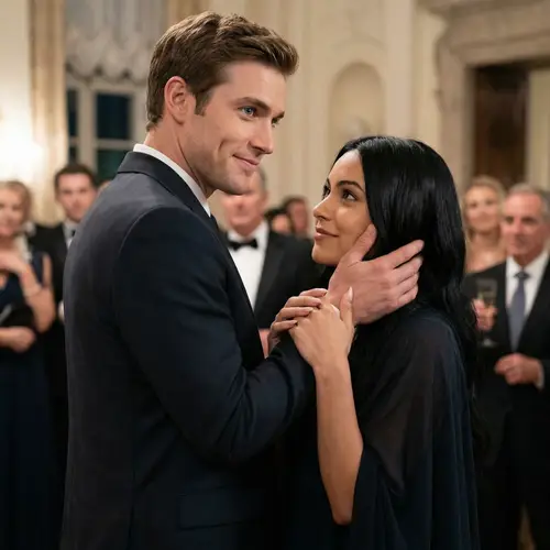 Attractive King and Beloved Queen - Romantic Portrait in Stunning Detail