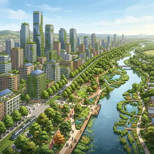 Explore a Sustainable Biocity Design