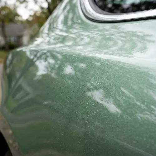 Realistic Light Green Car Paint Texture