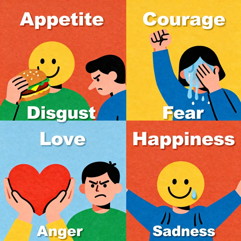 Exploring Human Emotions: A Dual Perspective