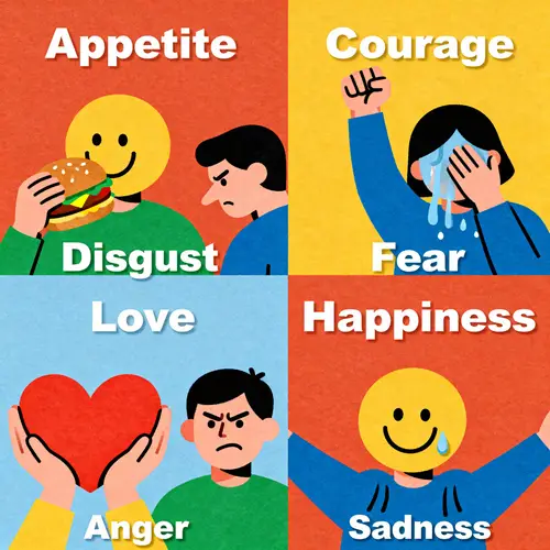 Exploring Human Emotions: A Dual Perspective