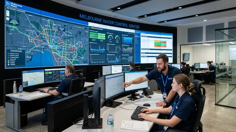 High-Tech Water Utility Control Center Solutions