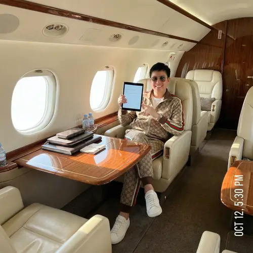 Luxury Private Jet Experience Captured in Style