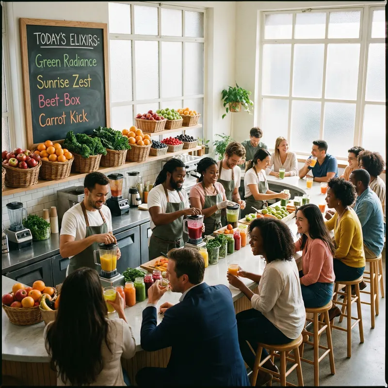 Fresh Juice Bar in the Heart of the City