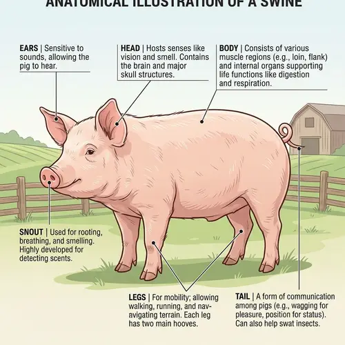 Swine Body Parts: Functions and Descriptions