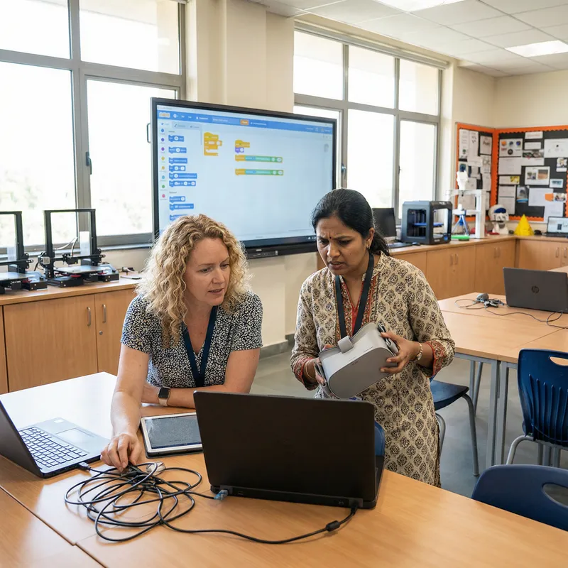 School Teachers Embrace IT Technologies in Class