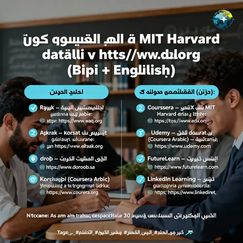 Top Free Online Courses in Arabic & English