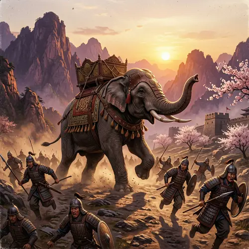 Ancient Asiatic Warfare: Elephant in Combat