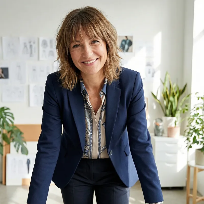 Confident Woman with Genuine Smile & Positive Energy