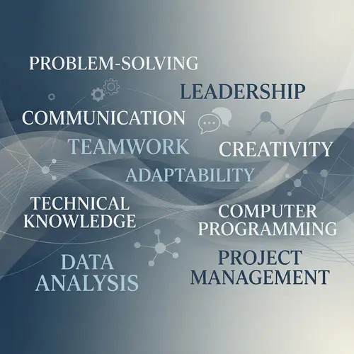 Professional Skills Background for LinkedIn Profile