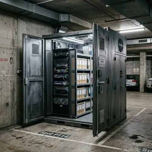 3D Metal Storage Box Design for Documents & Servers