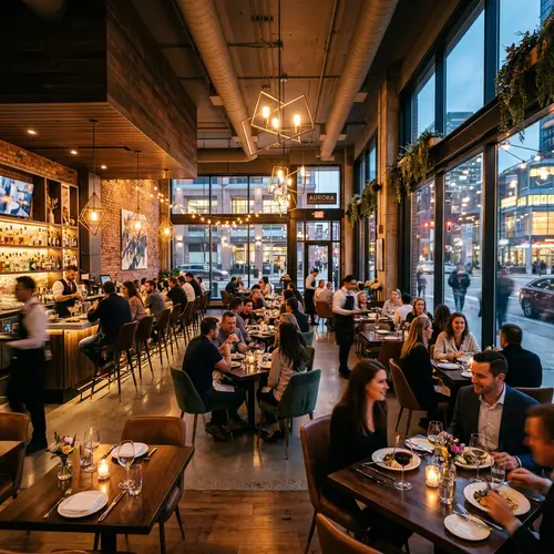 Vibrant Tapas Kaitenzushi Restaurant Interior Design