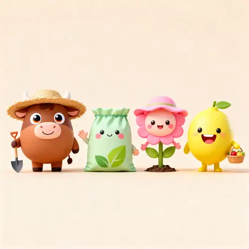 Cute Agriculture Mascots for Your Farm