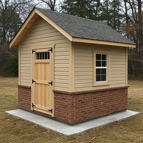 10'x12' Shed Plans with Concrete Foundation