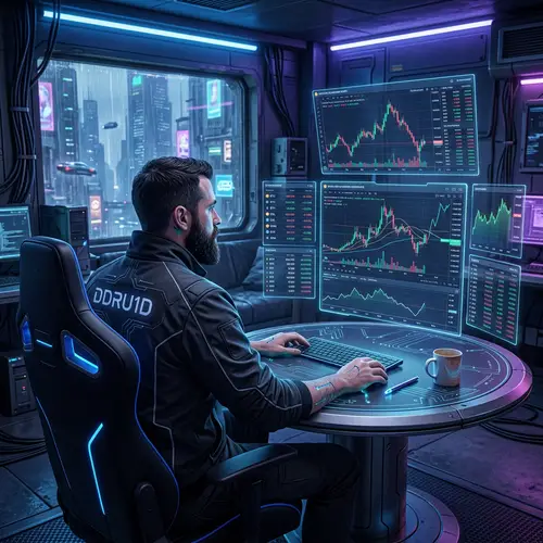 Deciphering Cryptocurrency Market Trends in a Cyberpunk Setting