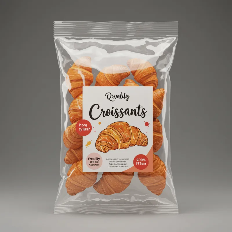 Croissant Packaging for Supermarkets