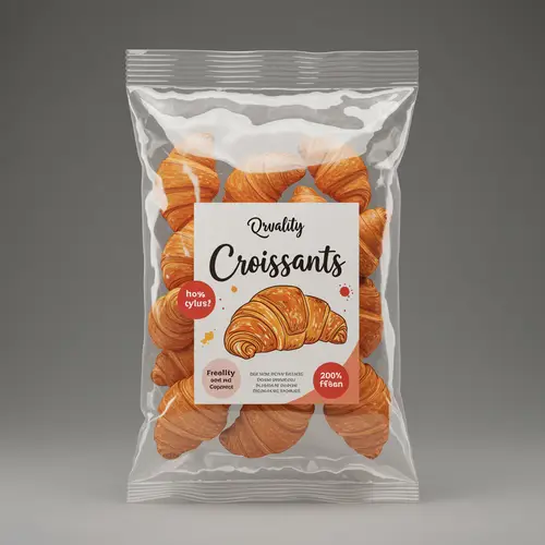Croissant Packaging for Supermarkets