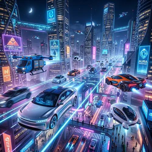 Futuristic Cars: A Glimpse into Tomorrow's Cityscape