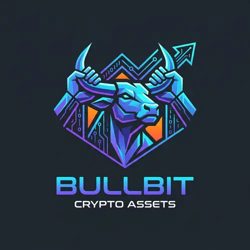 Bold Cryptocurrency Logo: Hands Holding the Bull