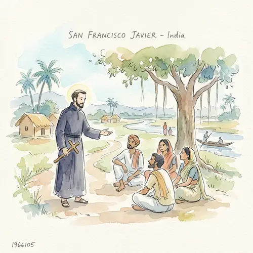San Francisco Javier as a Missionary in India