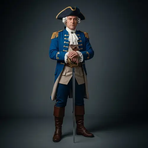 Realistic Captain Smollett from Treasure Island