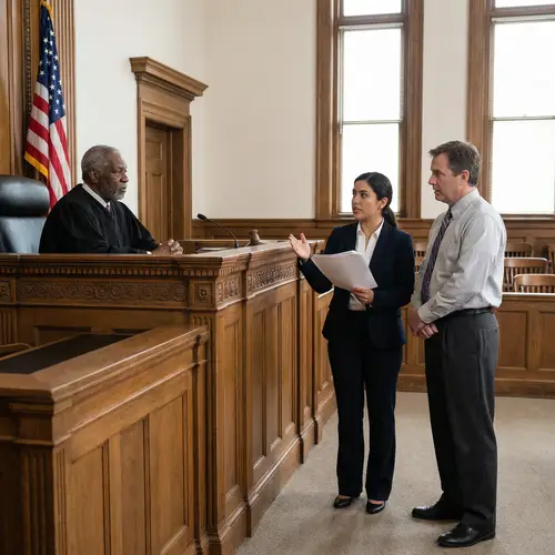 Legal Justice in Action: Courtroom Drama with Diverse Characters