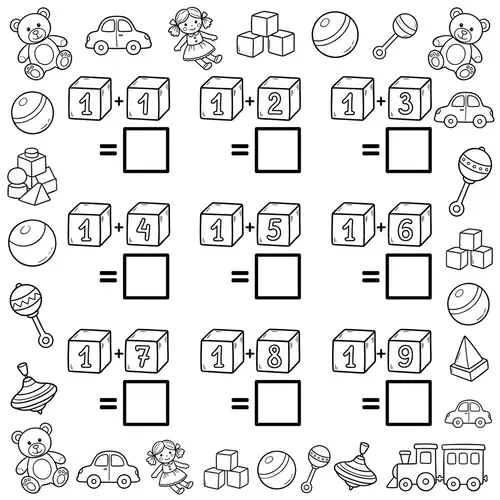Interactive Arithmetic Coloring Page for Kids | Fun Math Activities