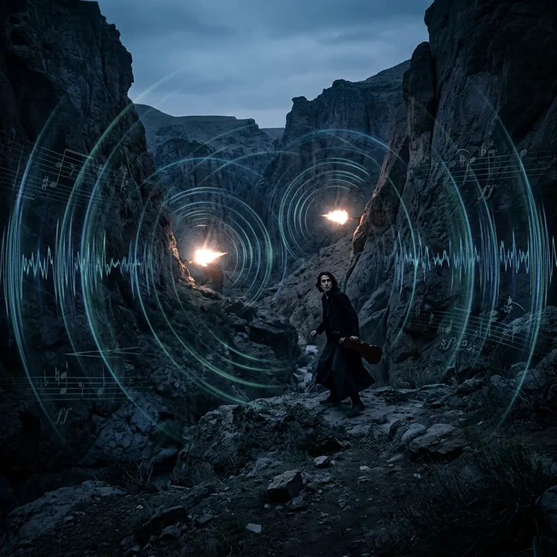 Tension & Drama: Echoing Gunshots Visualized Tension & Drama: Echoing Gunshots Visualized