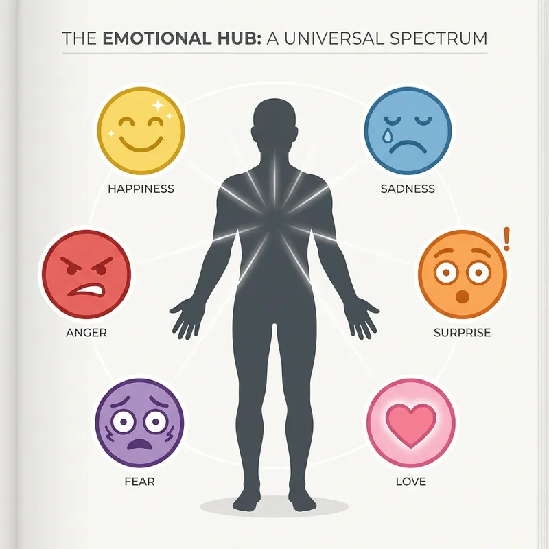 Abstract Human Emotions: Iconic Silhouette Depiction