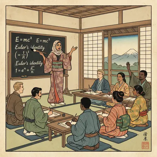 Japanese Style Mathematics Classroom: Teacher & Diverse Students Learning