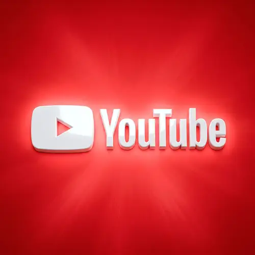 YouTube Logo Design | Bright Red Background