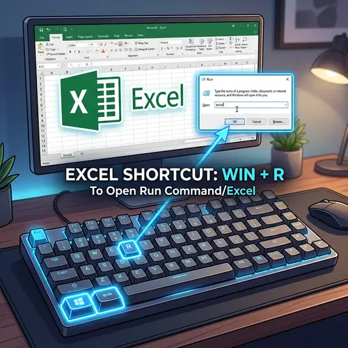 Excel Keyboard Shortcuts: Windows Key + R Function