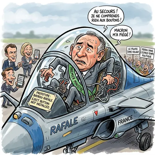Bayrou's Caricature in Turbulence