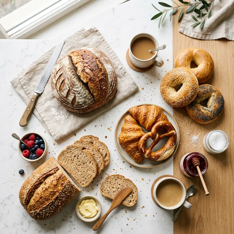 Artisanal Bakery: Fresh Bagels & Sourdough Delights