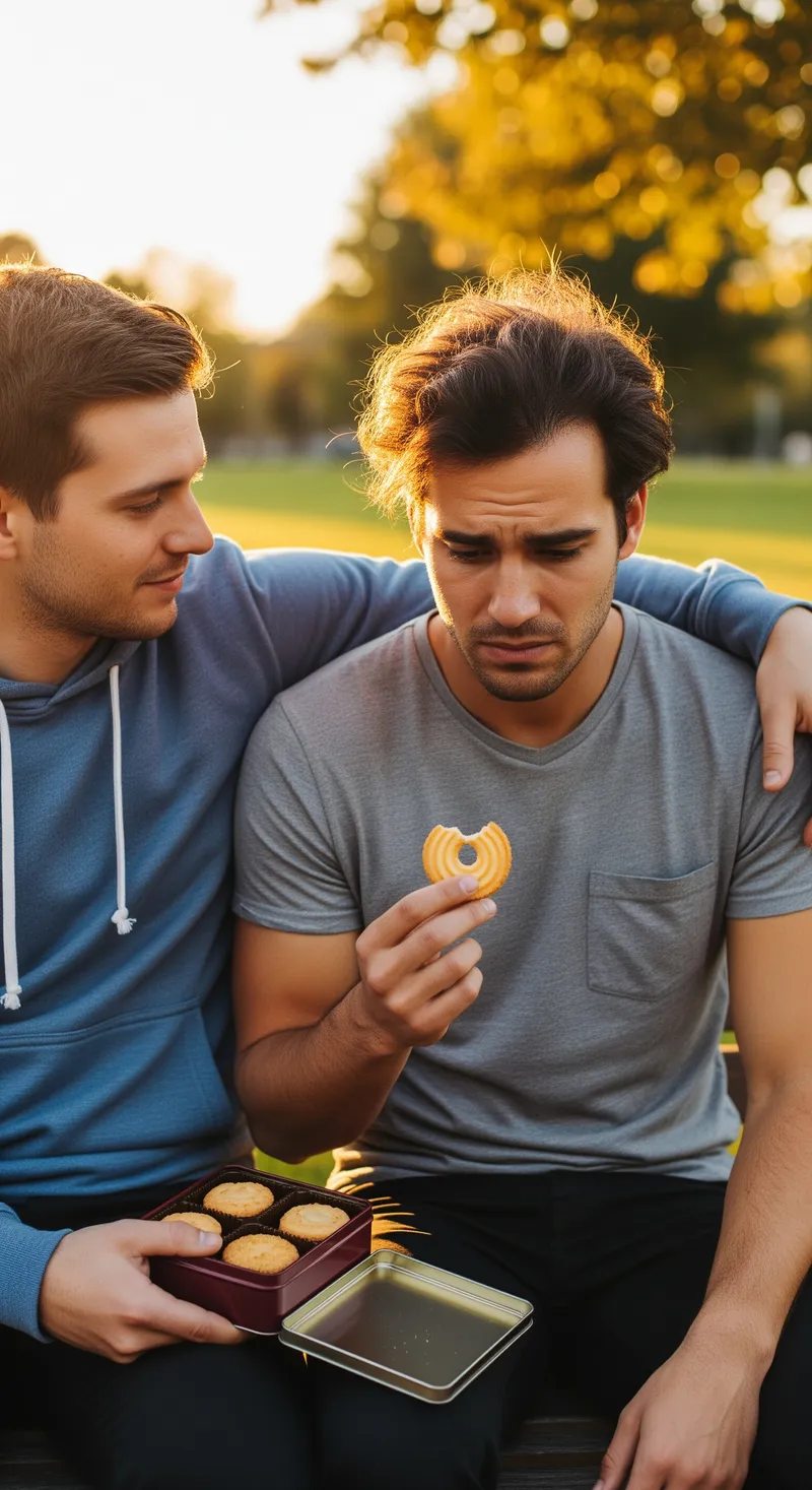 Comforting Friends: Sharing Moments of Joy