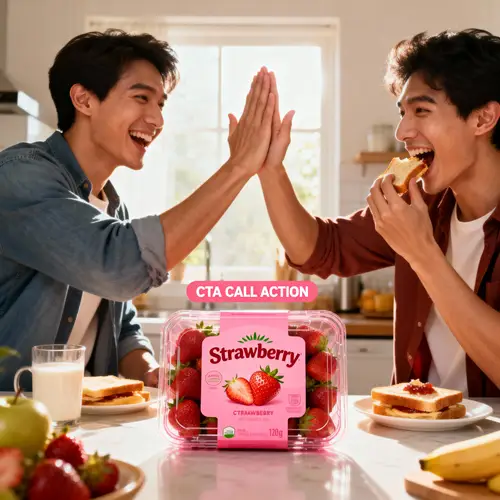 Enjoy a Convenient Breakfast with Strawberry Pack