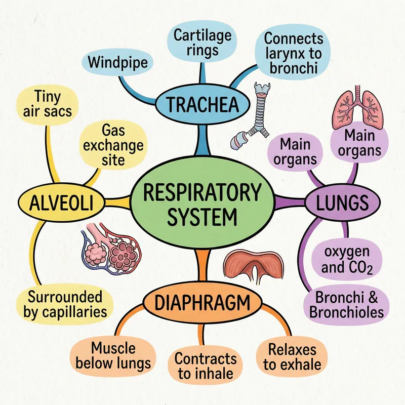 Mind Map Explained: Human Respiratory System