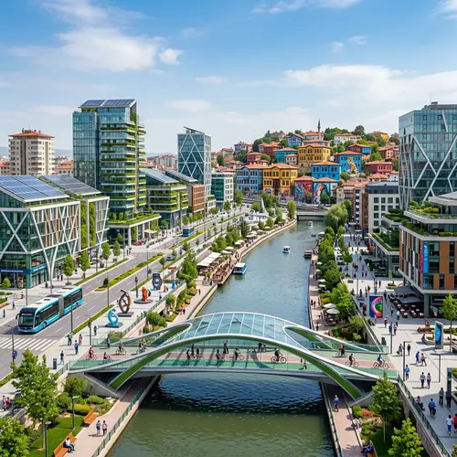 Modern Eskişehir: Sustainable Urban Design Vision