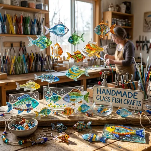 Glass Fish Crafts - Unique Home Decor